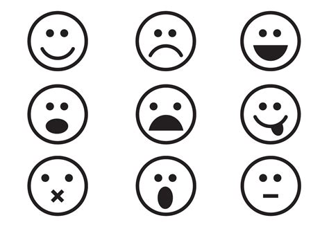 emoji copier coller noir et blanc